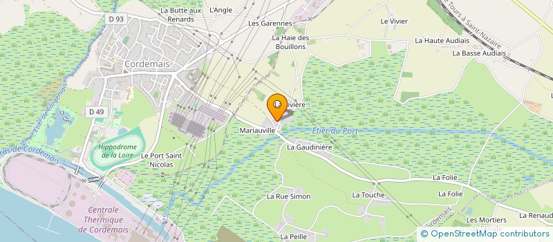 localisation de l'entreprise MONSIEUR HENRY ROUSSET  CORDEMAIS