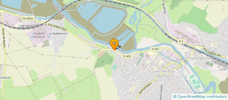 localisation de l'entreprise MONSIEUR HENRY SECULA  SAINT-NICOLAS-DE-PORT