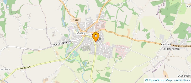 localisation de l'entreprise MONSIEUR HENRY SENS  MATIGNON