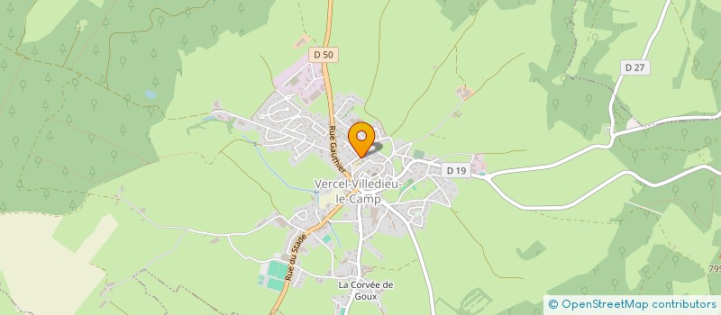 localisation de l'entreprise MONSIEUR HENRY STEHLY à VERCEL-VILLEDIEU-LE-CAMP