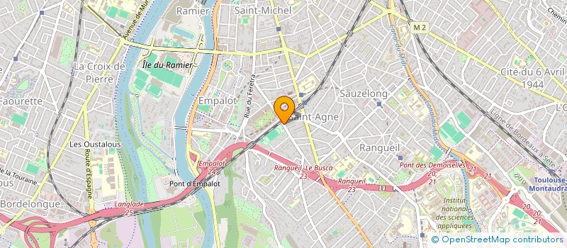 localisation de l'entreprise MONSIEUR HENRY TESTARD à TOULOUSE