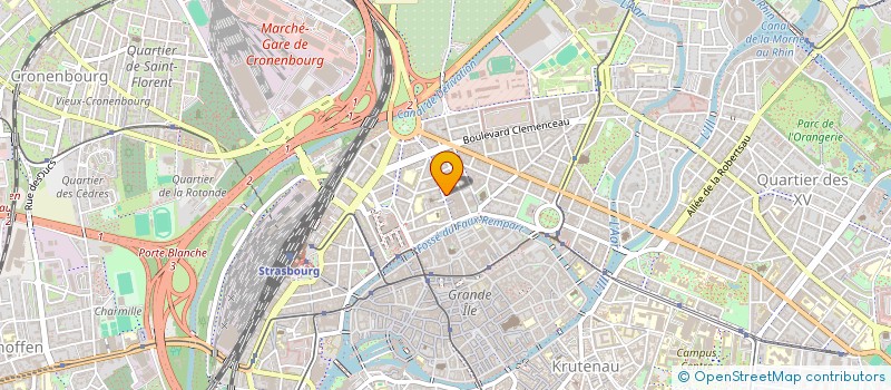localisation de l'entreprise MONSIEUR HENRY THOLAS à STRASBOURG