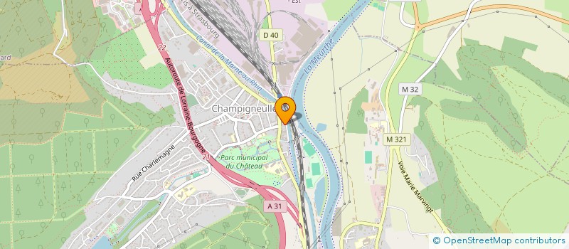 localisation de l'entreprise MONSIEUR HENRY THON  CHAMPIGNEULLES