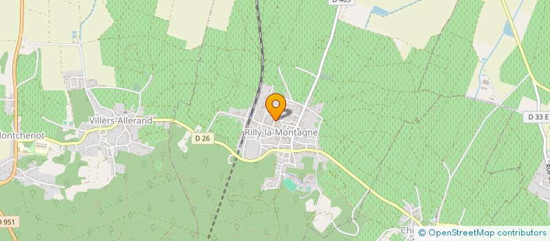 localisation de l'entreprise MONSIEUR HENRY THOUMY  RILLY-LA-MONTAGNE