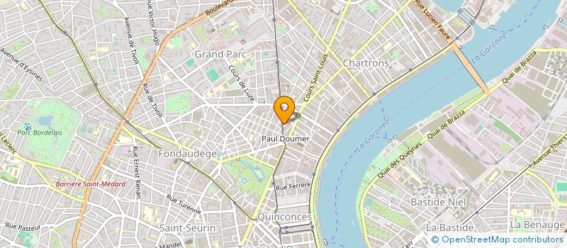 localisation de l'entreprise MONSIEUR HENRY VASSEUR  BORDEAUX