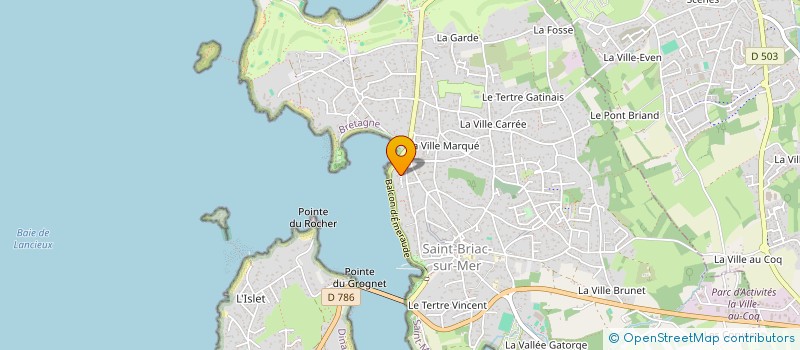 localisation de l'entreprise MONSIEUR HENRY WEISGERBER  SAINT-BRIAC-SUR-MER