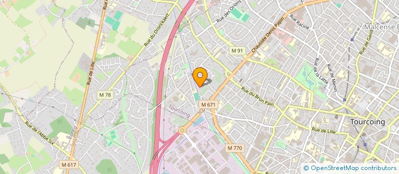 localisation de l'entreprise MONSIEUR HENZO ESTEVES  TOURCOING
