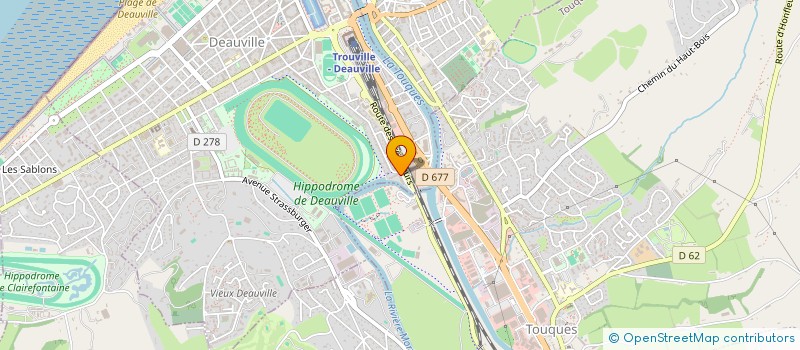 localisation de l'entreprise MONSIEUR HENZO GUERET  DEAUVILLE