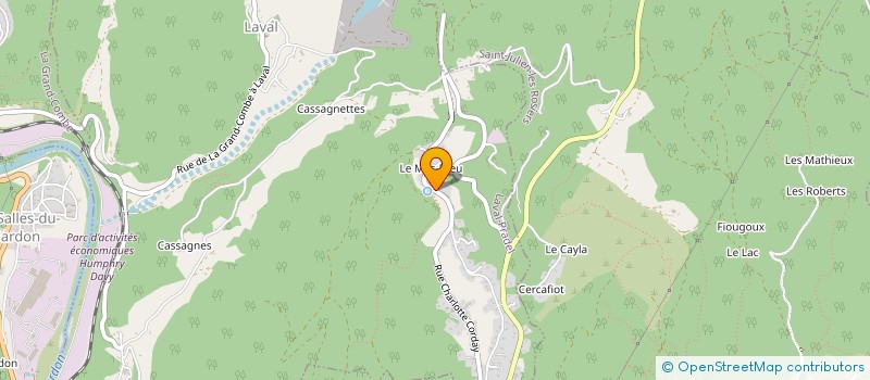 localisation de l'entreprise MONSIEUR HENZO TOIRON  LAVAL-PRADEL