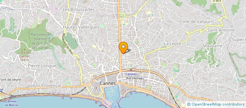 localisation de l'entreprise MONSIEUR HEORHII ZHULOV  CANNES