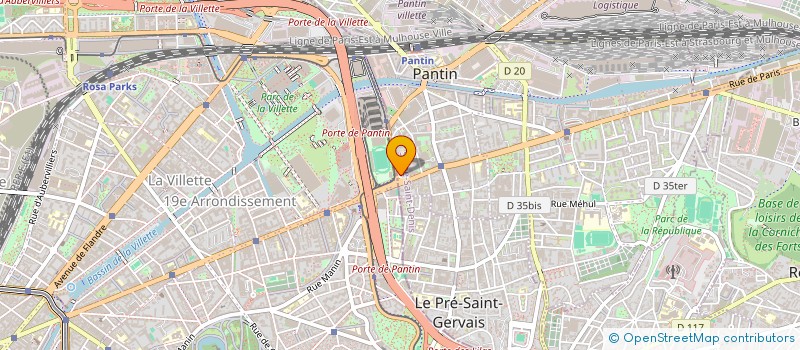 localisation de l'entreprise MONSIEUR HERABA GUIRASSY  PANTIN