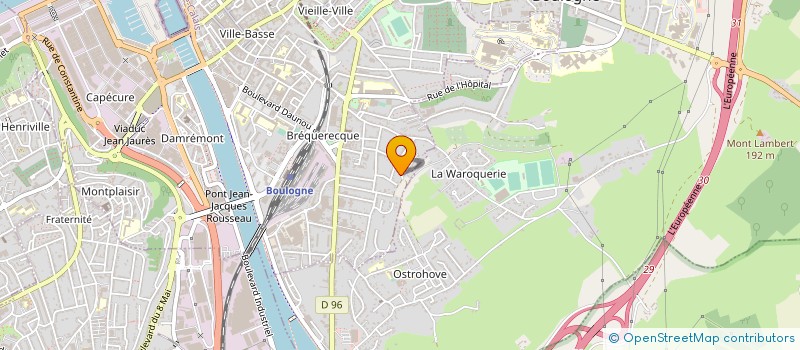 localisation de l'entreprise MONSIEUR HERALD TOMMASI  BOULOGNE-SUR-MER