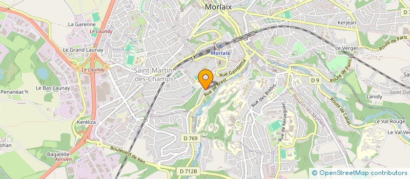 localisation de l'entreprise MONSIEUR HERALDIO ADINANY  MORLAIX