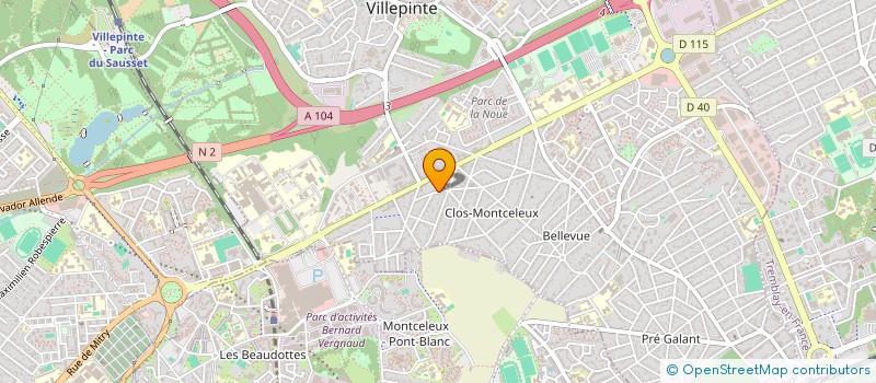 localisation de l'entreprise MONSIEUR HERATIH DARONIAN  VILLEPINTE
