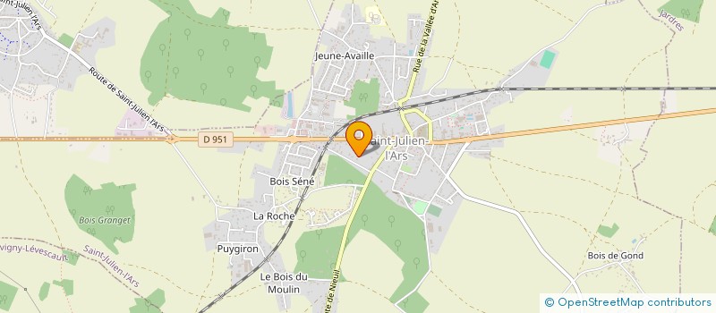 localisation de l'entreprise MONSIEUR HERAULT HERAULT à SAINT-JULIEN-L'ARS