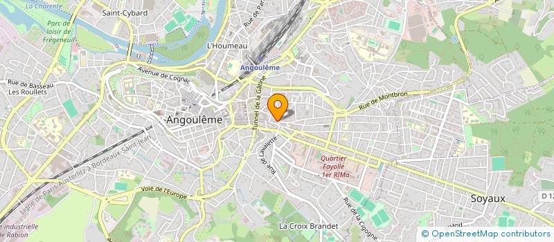 localisation de l'entreprise MONSIEUR HERBERT ALBERT à ANGOULEME