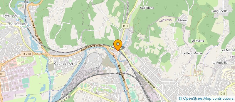 localisation de l'entreprise MONSIEUR HERBERT EYOUGA DJAGOKIMA  PERIGUEUX