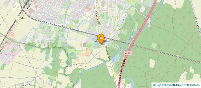 localisation de l'entreprise MONSIEUR HERBERT GRASSER  COLMAR