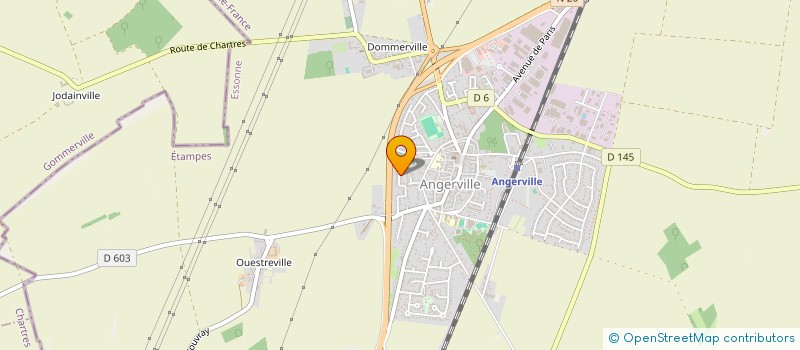 localisation de l'entreprise MONSIEUR HERBERT NZAKOU  ANGERVILLE