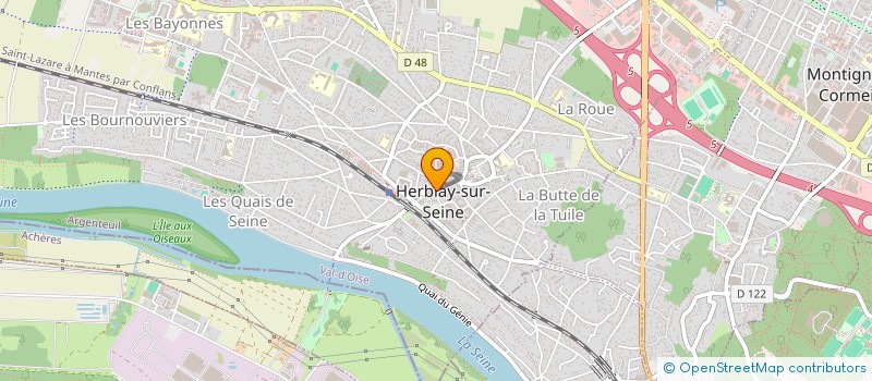 localisation de l'entreprise MONSIEUR HERBLAY-SUR-SEINE TYRA  HERBLAY-SUR-SEINE