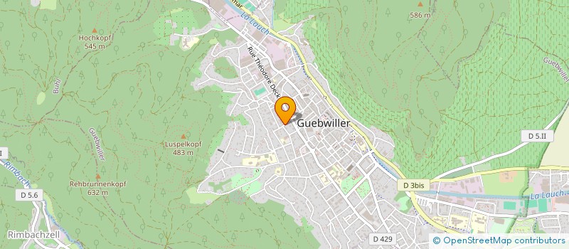 localisation de l'entreprise MONSIEUR HERCULANO MANUEL DE CASTRO  GUEBWILLER