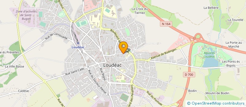 localisation de l'entreprise MONSIEUR HERDYN KABAZOLA à LOUDEAC