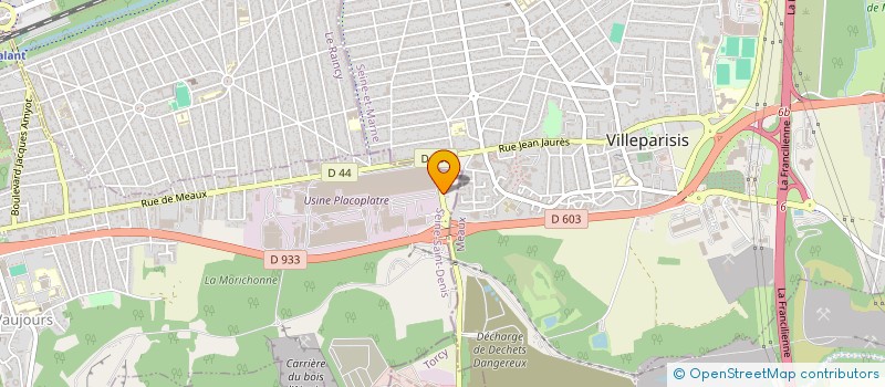 localisation de l'entreprise MONSIEUR HEREBA DRAME  VAUJOURS