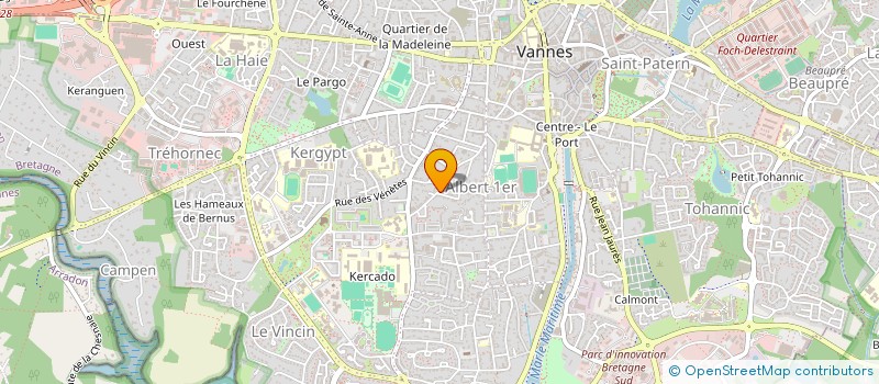 localisation de l'entreprise MONSIEUR HERENUI PAROE à VANNES