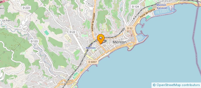 localisation de l'entreprise MONSIEUR HERIBERT HEITZ  MENTON