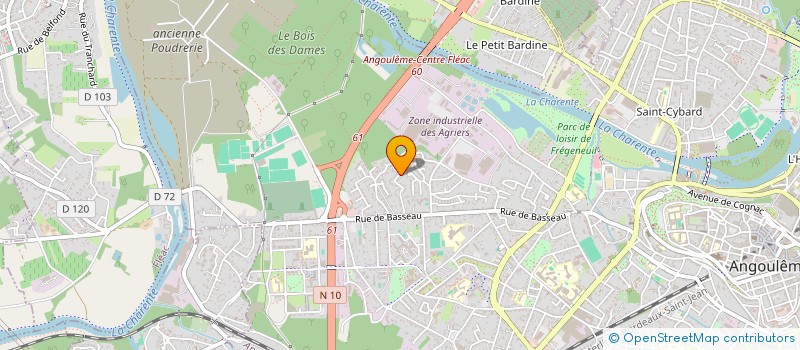 localisation de l'entreprise MONSIEUR HERIC DOUMBE à ANGOULEME