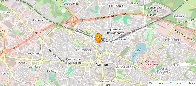localisation de l'entreprise MONSIEUR HERIDON BALA à VANNES