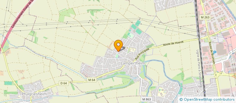 localisation de l'entreprise MONSIEUR HERIMANPIANDRA ISANDRATRA  LAMPERTHEIM