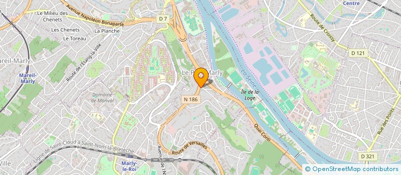 localisation de l'entreprise MONSIEUR HERINDRINDRA RANDRIANASOLO  LE PORT-MARLY