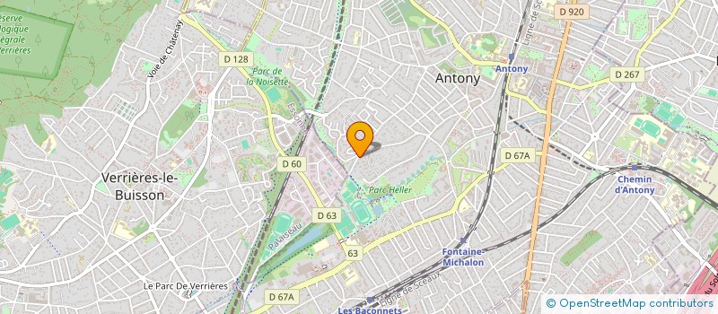 localisation de l'entreprise MONSIEUR HERINIAINA RAMANANARIVO à ANTONY