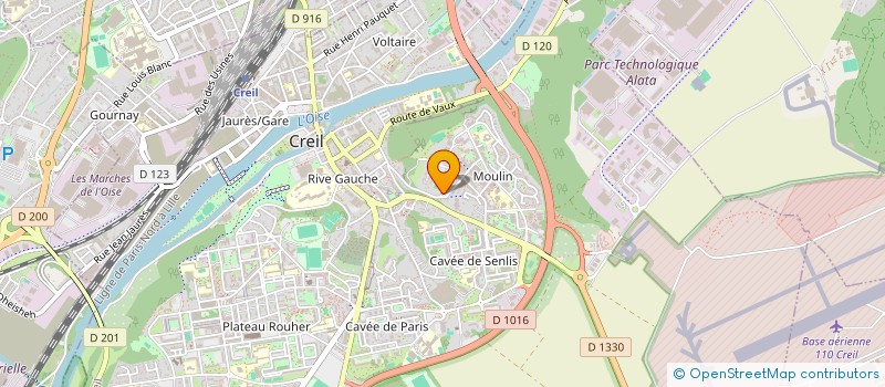 localisation de l'entreprise MONSIEUR HERISOLO BREHAUT  CREIL