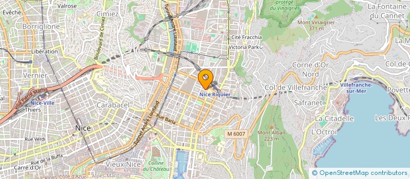 localisation de l'entreprise MONSIEUR HERITIANA DOUCET à NICE