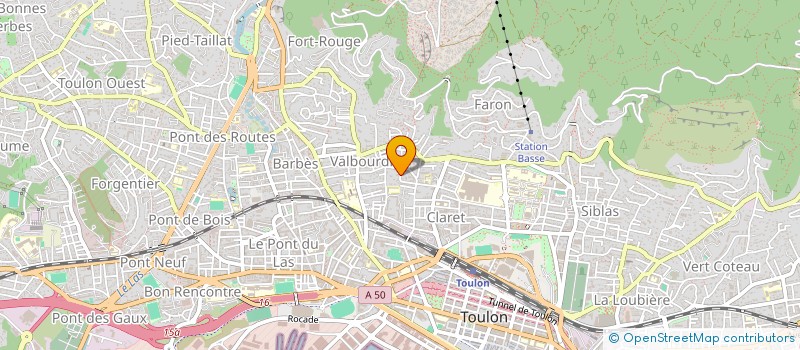 localisation de l'entreprise MONSIEUR HERITIANA RAVELOSON  TOULON