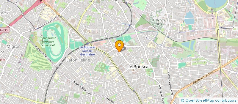 localisation de l'entreprise MONSIEUR HERITIER LESSE à LE BOUSCAT