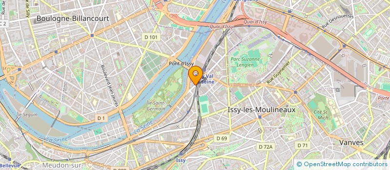 localisation de l'entreprise MONSIEUR HERITIER MALANDILA MAKANANA à ISSY-LES-MOULINEAUX
