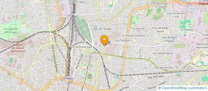 localisation de l'entreprise MONSIEUR HERITIER MUKABILA AMOS à ORLEANS