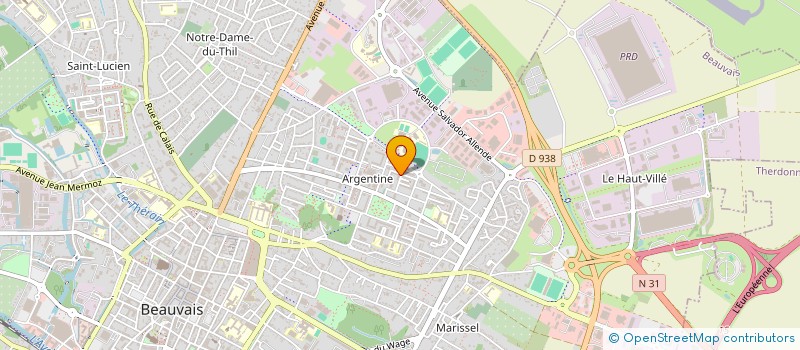 localisation de l'entreprise MONSIEUR HERITIER VISI-MINGIEDI  BEAUVAIS