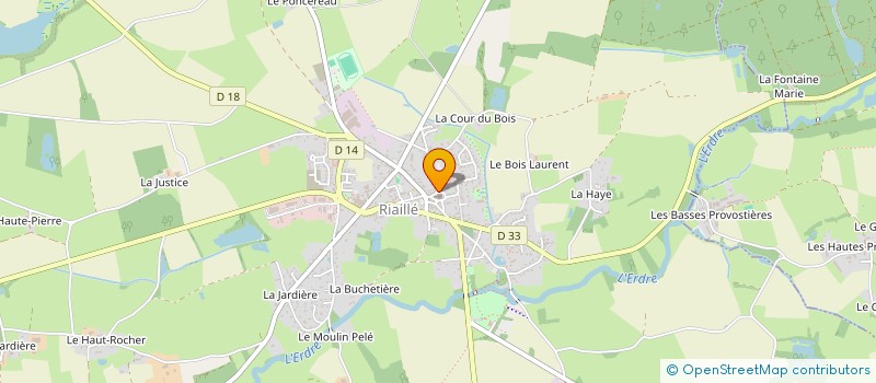 localisation de l'entreprise MONSIEUR HERMAN BOURDAUD à RIAILLE