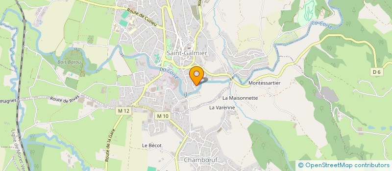 localisation de l'entreprise MONSIEUR HERMAN CALISKAN  SAINT-GALMIER