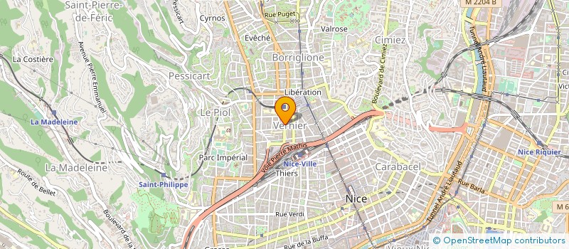 localisation de l'entreprise MONSIEUR HERMAN D'HONT à NICE