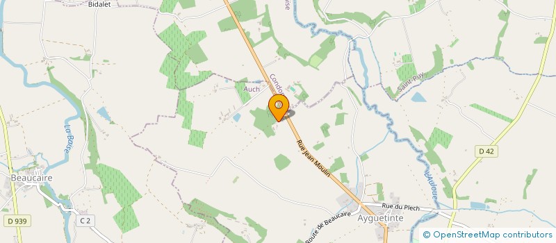 localisation de l'entreprise MONSIEUR HERMAN KELCHTERMANS  AYGUETINTE