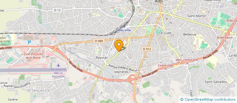 localisation de l'entreprise MONSIEUR HERMAN NGUIMDJIO NANGMO à ALBI