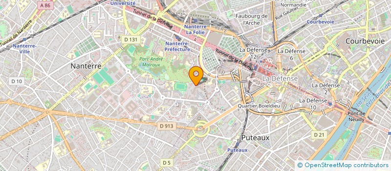 localisation de l'entreprise MONSIEUR HERMAN ZAHUI  NANTERRE