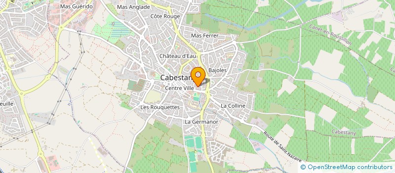 localisation de l'entreprise MONSIEUR HERMANN CONTE  CABESTANY