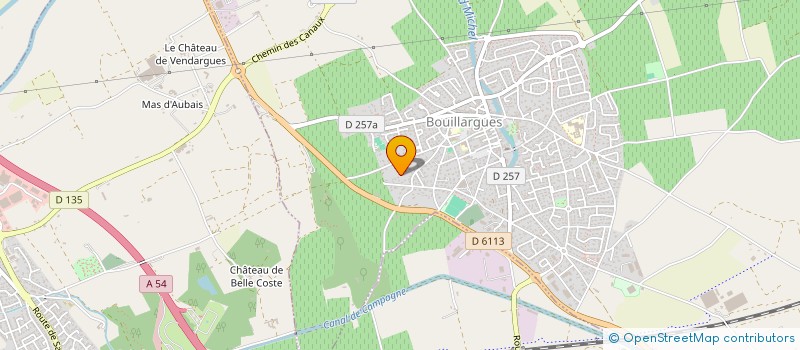 localisation de l'entreprise MONSIEUR HERMANN DOGBE  BOUILLARGUES