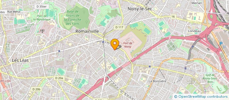 localisation de l'entreprise MONSIEUR HERMANN FOMBA à ROMAINVILLE